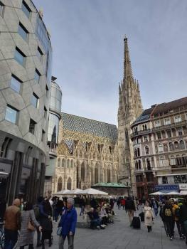 Propojení moderní a původní architektury ve Vídni